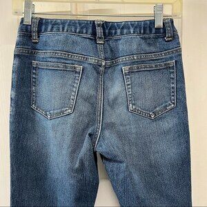 Lands' End youth girls straight leg jeans size 12